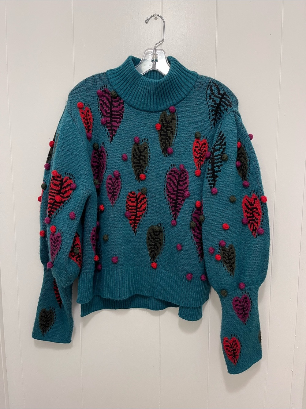 Farm Rio Monstera Hearts Sweater